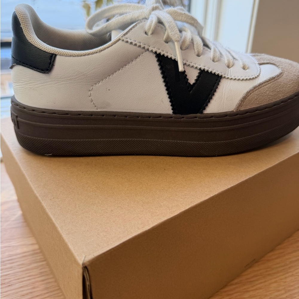 White and Black Sneakers